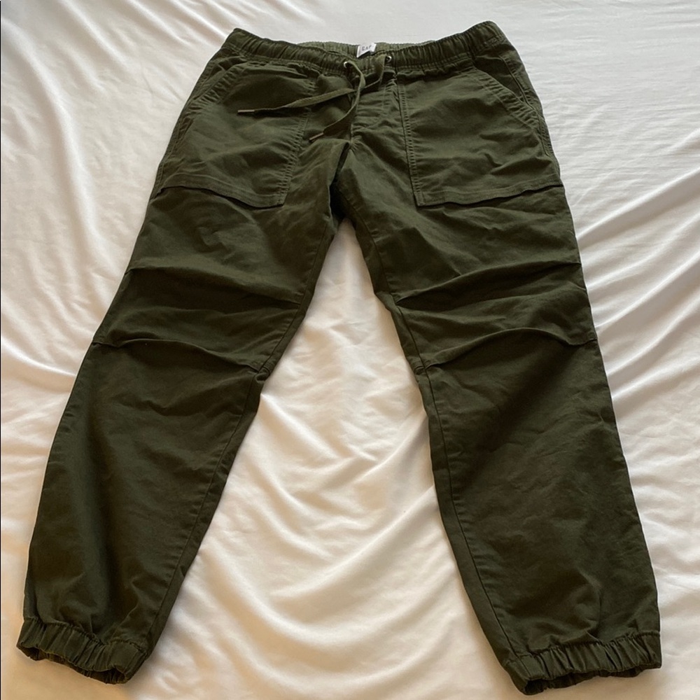 Men's Olive Green Jogger Pants